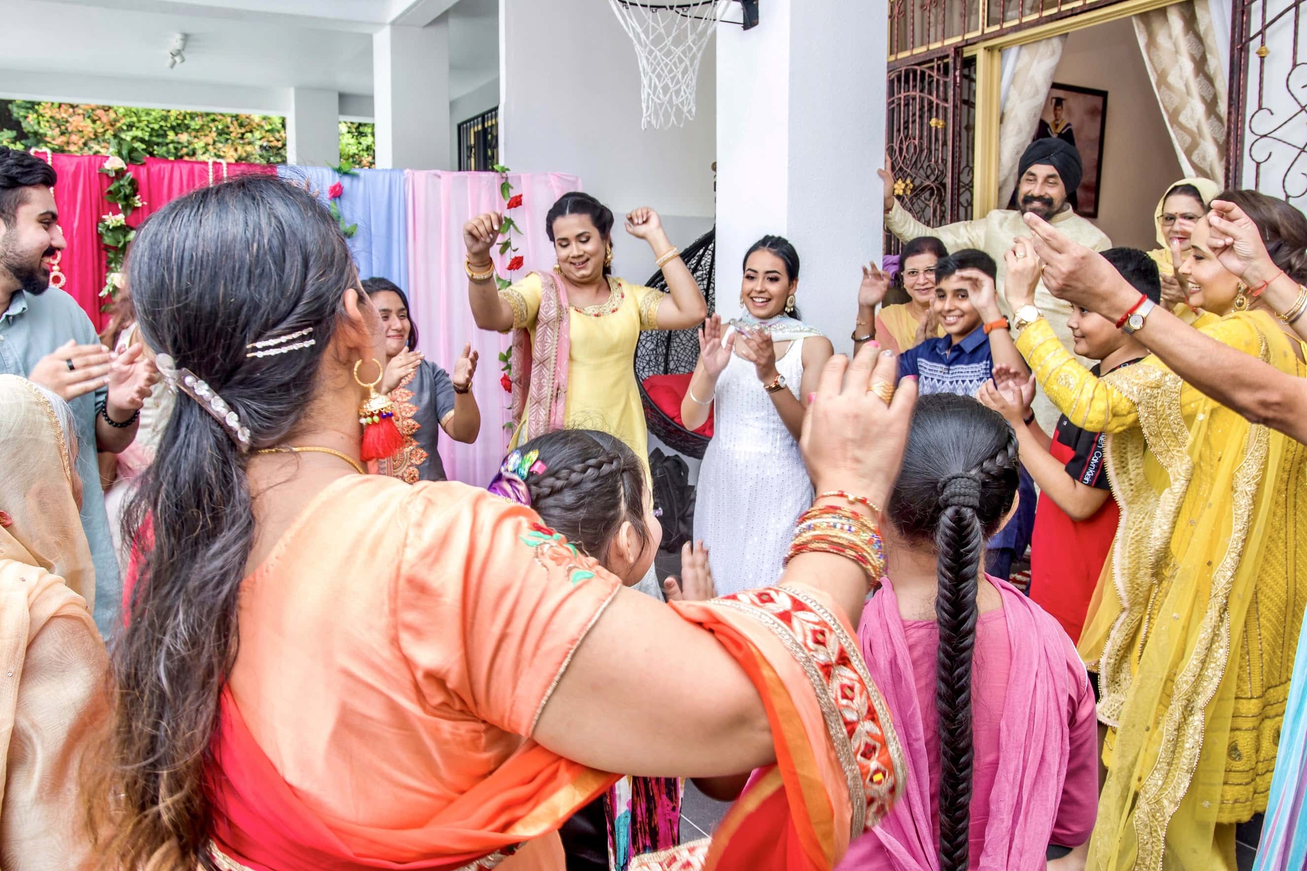 indian family wedding